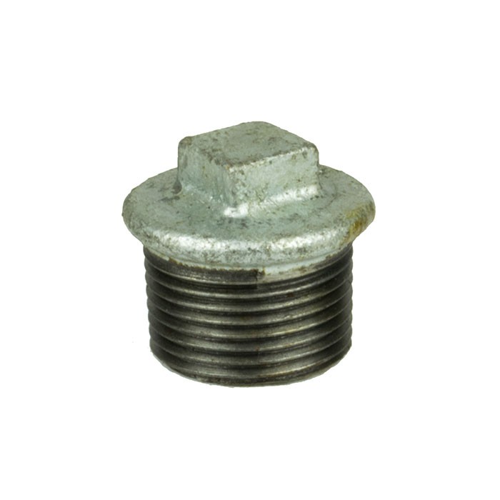 Galvanised Malleable Iron Flanged Plug - 1/8in BSP